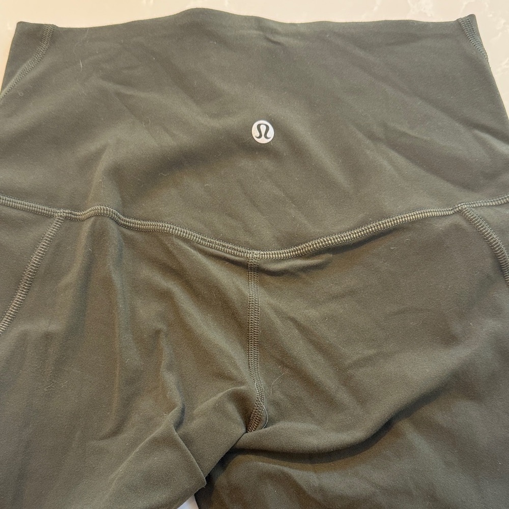 Lululemon Align with pockets size 6, dark green. - Picture 3 of 8